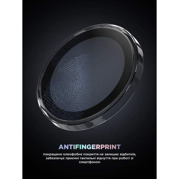 Фото - Захисне скло для смартфону Armorstandart для камери Supreme Black Icon for Samsung S24 Clear (ARM76614)