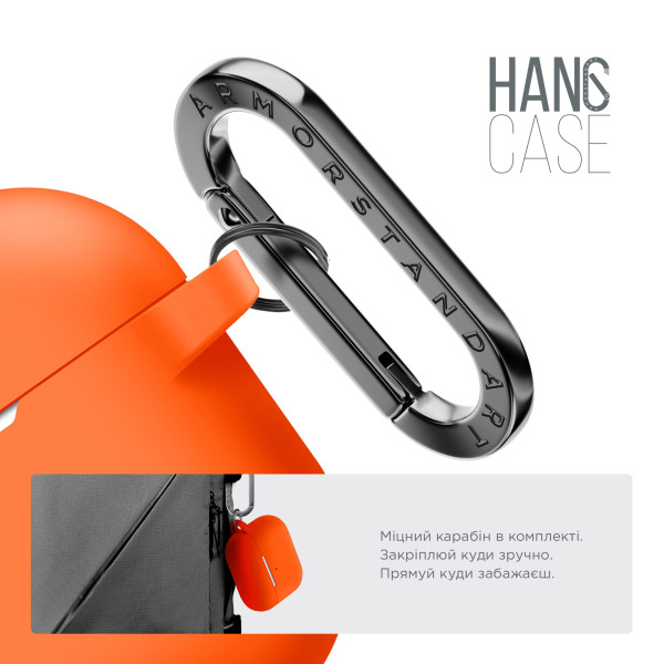 Фото - Чехол для наушников Armorstandart Hang Case for Apple Airpods Pro Orange (ARM56065)