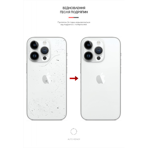 Фото - Защитная пленка для смартфона Armorstandart на заднюю юпанель for Apple iPhone 14 Pro Max Carbone Silver (ARM64970)
