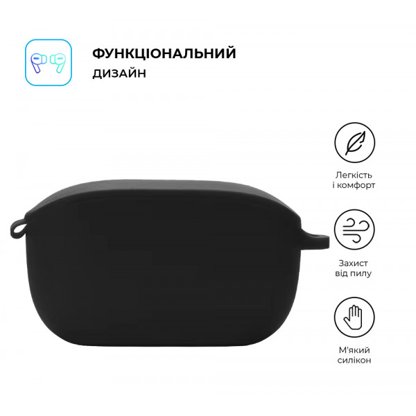 Фото - Чехол для наушников ArmorStandart Hang Case для JBL Wave Buds 2 / Wave Buds Black (ARM79915)