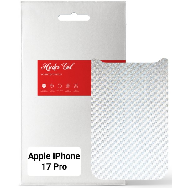 Фото - Защитная пленка для смартфона Armorstandart на заднюю панель for Apple iPhone 17 Pro Carbone Silver (ARM86196)