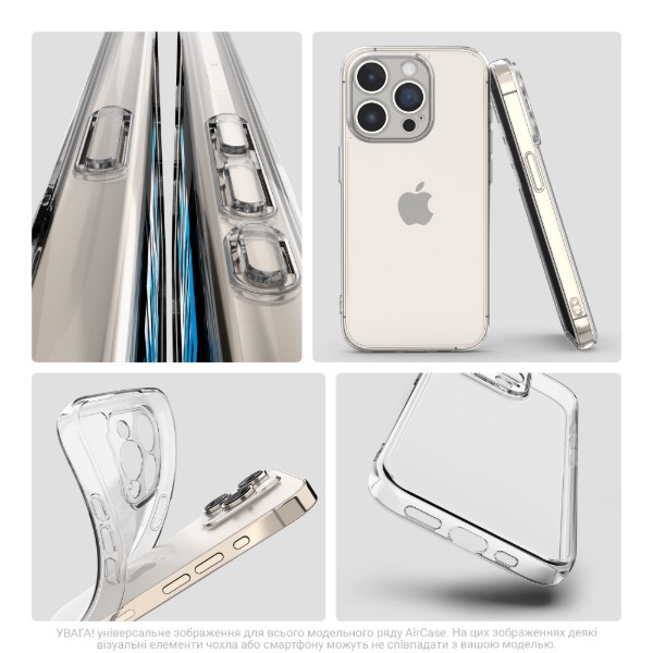 Фото - Чохол для смартфона Armorstandart Air for ZTE Blade A76 5G Camera cover Clear (ARM90121)