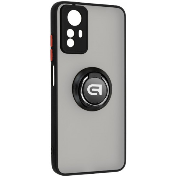 Фото - Чохол для смартфону Armorstandart Frosted Matte Ring for Xiaomi Redmi Note 12s 4G Black (ARM68898)