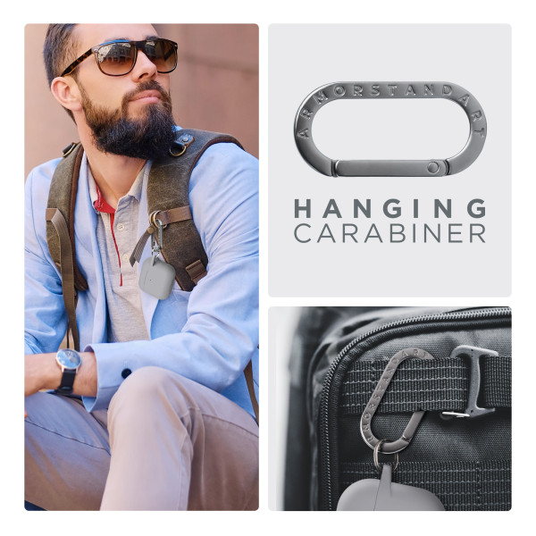 Фото - Чехол для наушников Armorstandart Hang Case for Apple AirPods 4 Light Grey (ARM81284)