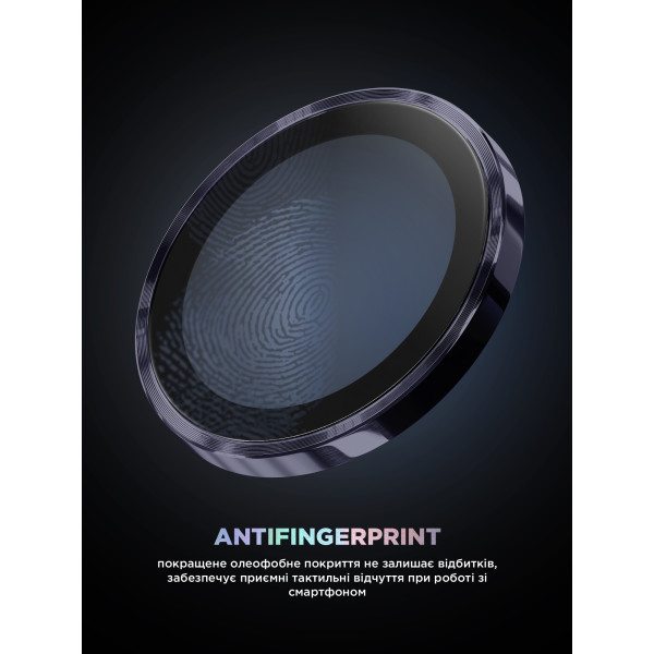 Фото - Захисне скло для смартфону Armorstandart для камери Supreme Black Icon for Samsung S24 Ultra Violet Titanium (ARM76605)