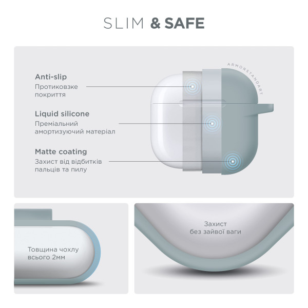 Фото - Чехол для наушников Armorstandart Hang Case for Apple AirPods 4 Luminous (ARM81285)