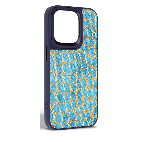 Фото - Чохол для смартфону Harder Crocosaur for Apple iPhone 14 Pro Blue (ARM76724)