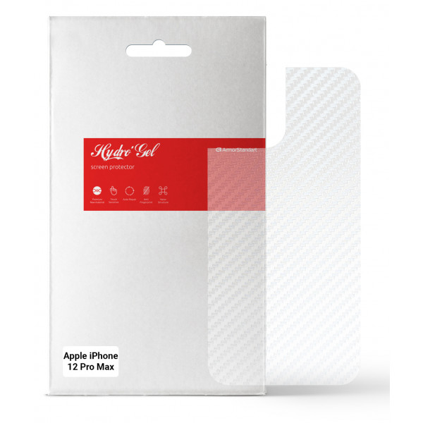 Фото - Захисна плівка для смартфону Armorstandart на задню панель for Apple iPhone 12 Pro Max Carbone Transparent (ARM61073)
