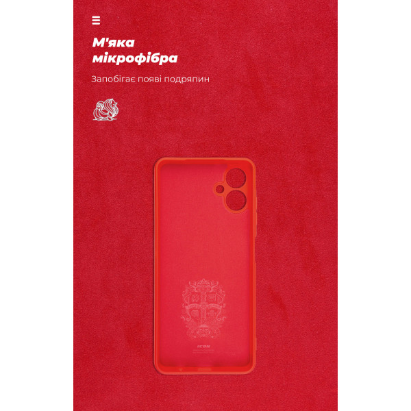 Фото - Чохол для смартфону Armorstandart ICON for Samsung A06 (A065) Camera cover Red (ARM80136)