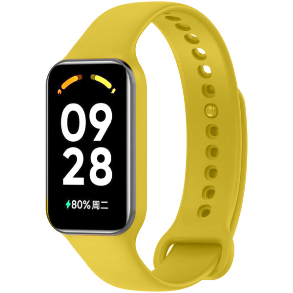 Фото - Ремінець для фітнес-браслету Armorstandart for Xiaomi Mi Band 8 Active / Redmi Smart Band 2 Yellow (ARM74002)