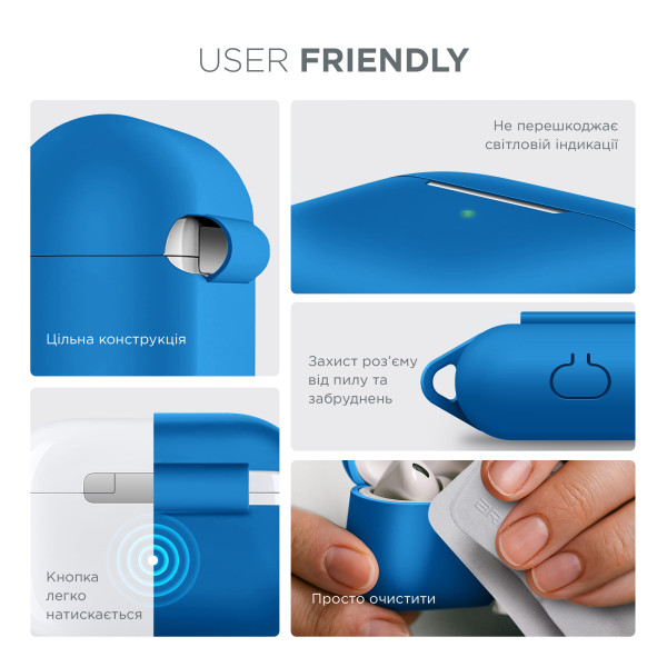 Фото - Чехол для наушников Armorstandart Hang Case for Apple Airpods Pro Blue (ARM56073)