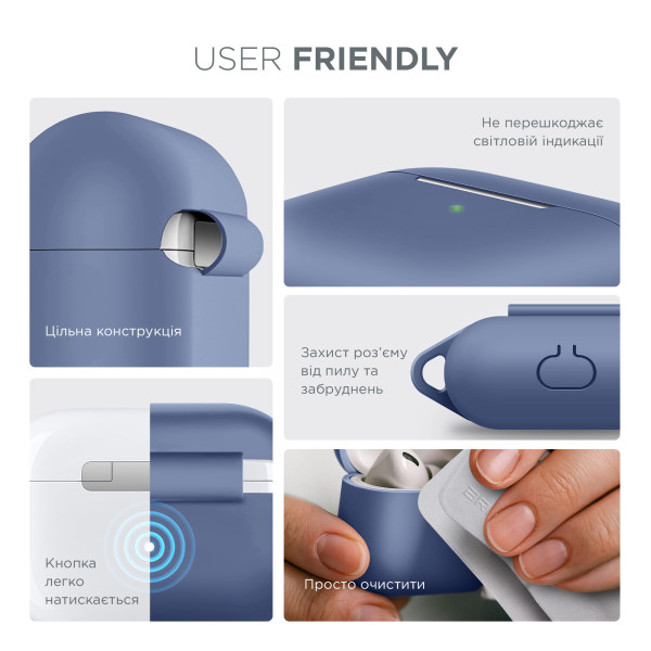 Фото - Чохол для навушників Armorstandart Hang Case for Apple Airpods Pro Lavender (ARM56062)