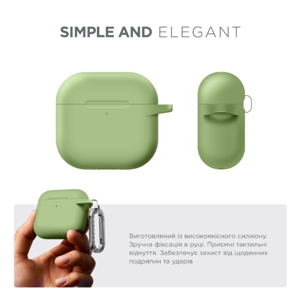 Фото - Чехол для наушников Armorstandart Hang Case for Apple AirPods 4 Matcha Green (ARM81286)