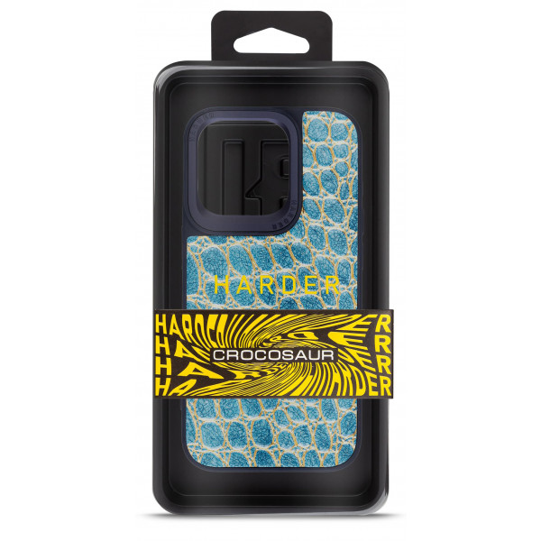 Фото - Чохол для смартфону Harder Crocosaur for Apple iPhone 14 Pro Blue (ARM76724)
