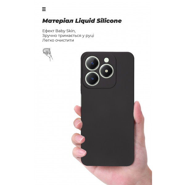 Фото - Чохол для смартфону Armorstandart ICON for Realme C63 4G / C61 4G Camera cover Black (ARM78459)