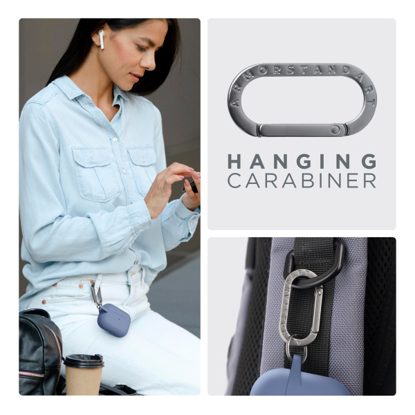 Фото - Чехол для наушников Armorstandart Hang Case for Apple AirPods Pro 2 Lavender Grey (ARM73672)