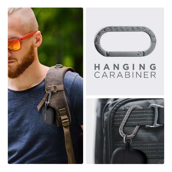 Фото - Чохол для навушників Armorstandart Hang Case для Apple Airpods Pro Black (ARM56055)