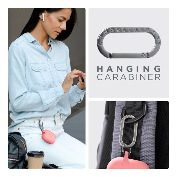 Фото - Чохол для навушників Armorstandart Hang Case for Apple AirPods Pro 3 Pink (ARM88280)