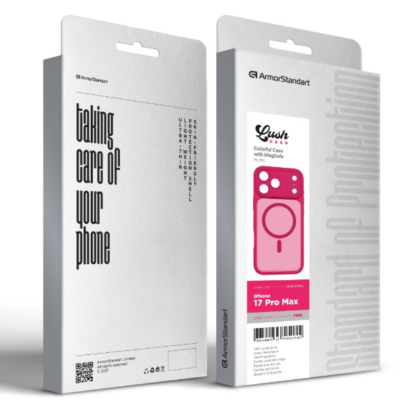 Фото - Чехол для смартфона Armorstandart Lush MagCase for Apple iPhone 17 Pro Max Pink (ARM87503)