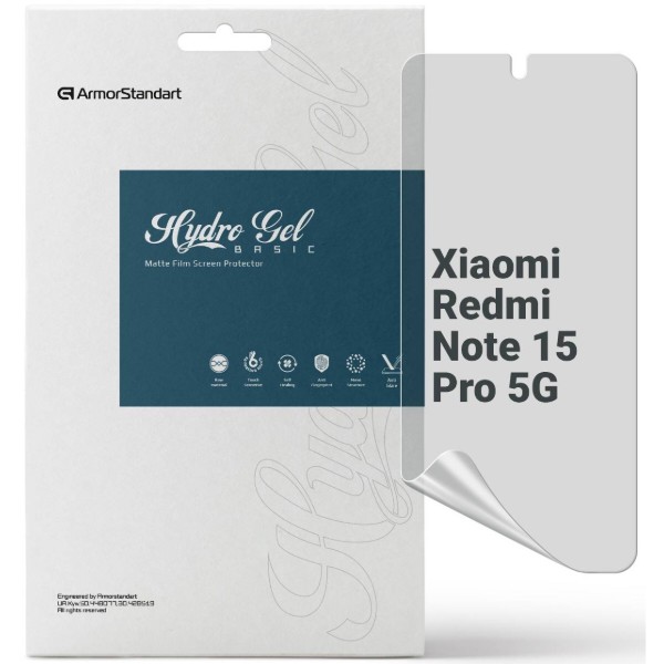 Фото - Защитная пленка для смартфона Armorstandart Matte for Xiaomi Redmi Note 15 Pro 5G (ARM89631) Фото - Защитная пленка для смартфона Armorstandart Matte for Xiaomi Redmi Note 15 Pro 5G (ARM89631)