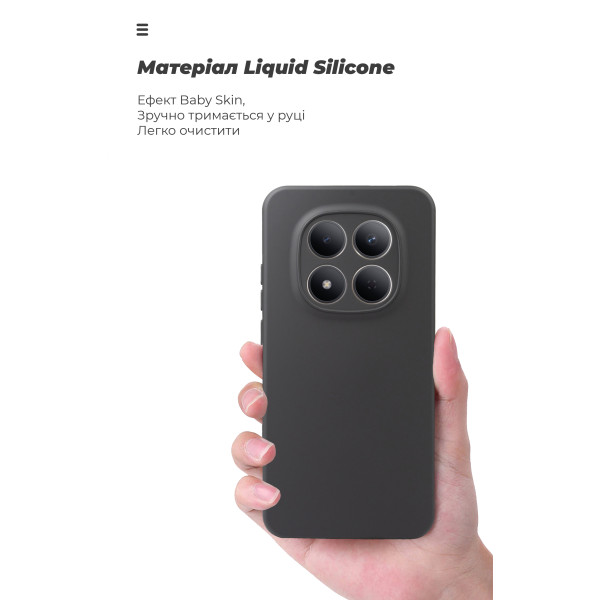 Фото - Чехол для смартфона Armorstandart ICON for Xiaomi Redmi Note 15 Pro 5G Camera cover Black (ARM89707)
