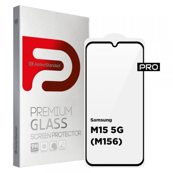 Фото - Захисне скло для смартфону Armorstandart Pro for Samsung M15 5G (M156) Black (ARM74368)