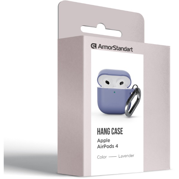 Фото - Чехол для наушников Armorstandart Hang Case for Apple AirPods 4 Lavender (ARM81282)