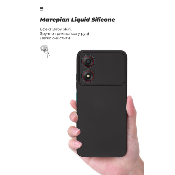 Фото - Чохол для смартфону Armorstandart ICON for ZTE Blade A34 Camera cover Black (ARM78956)