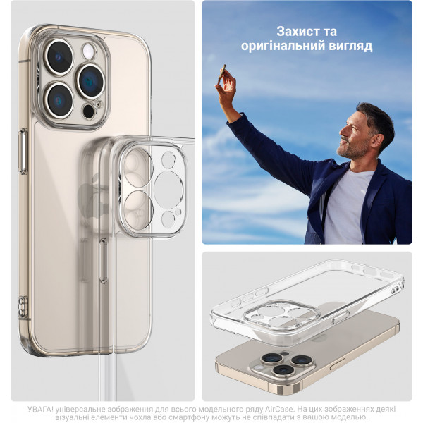 Фото - Чохол для смартфону ArmorStandart Air для Xiaomi Redmi Note 14 Pro 5G / Poco X7 Camera cover Clear (ARM79717)