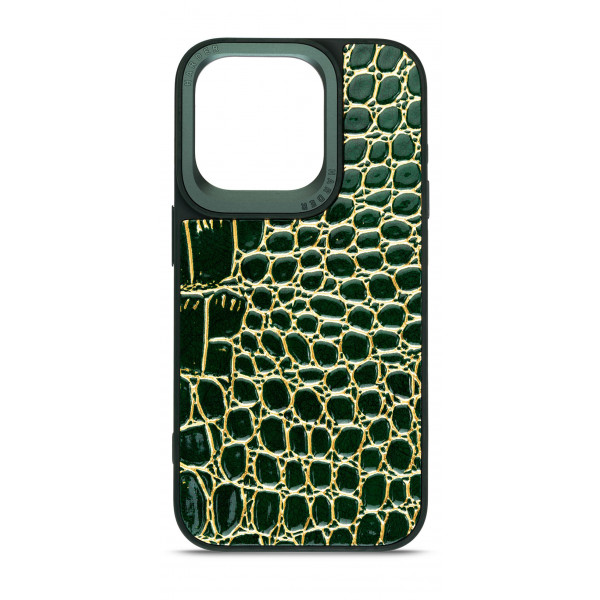 Фото - Чохол для смартфону Harder Crocosaur for Apple iPhone 14 Pro Green (ARM76720)