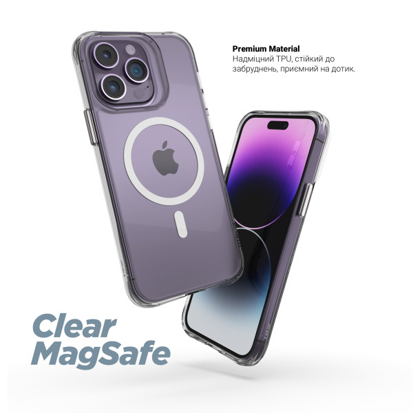 Фото - Чехол для смартфона Armorstandart Clear MagCase for Apple iPhone 17 Pro Tansparent (ARM86252)