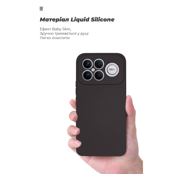Фото - Чохол для смартфону Armorstandart ICON for Xiaomi Poco F8 Ultra Camera cover Black (ARM89272)