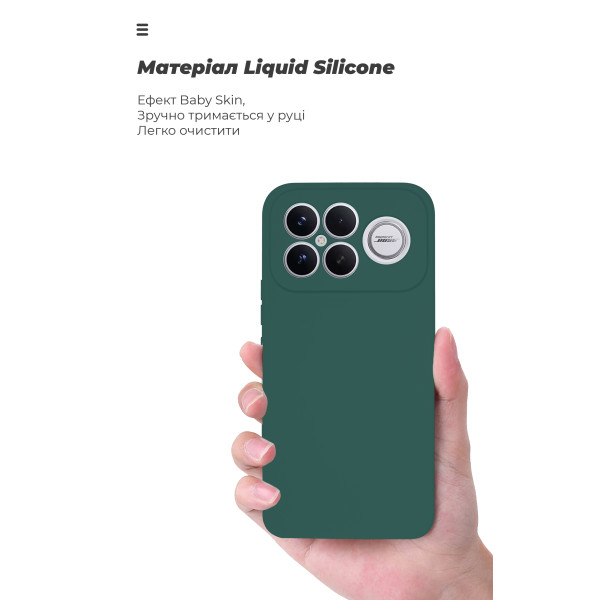 Фото - Чохол для смартфону Armorstandart ICON for Xiaomi Poco F8 Ultra Camera cover Dark Green (ARM89437)