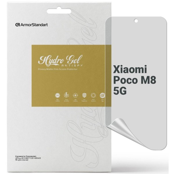Фото - Защитная пленка для смартфона Armorstandart Anti-spy for Xiaomi Poco M8 5G (ARM90272)