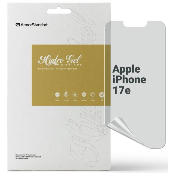 Фото - Защитная пленка для смартфона Armorstandart Anti-spy for Apple iPhone 17e (ARM91050)