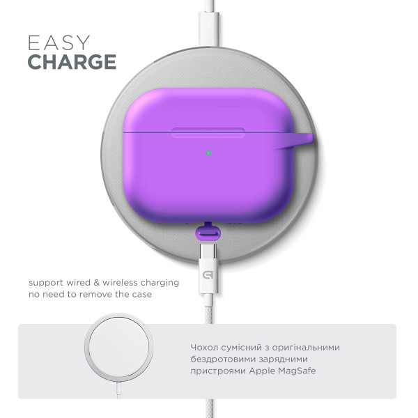 Фото - Чехол для наушников Armorstandart Hang Case for Apple AirPods Pro 3 Purple (ARM88281)