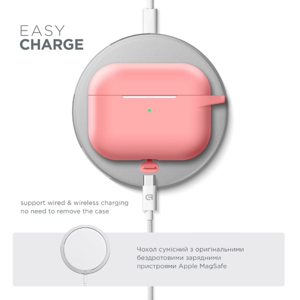 Фото - Чохол для навушників Armorstandart Hang Case for Apple AirPods Pro Pink (ARM56054)