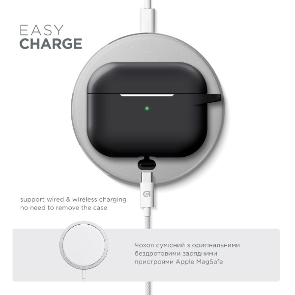 Фото - Чохол для навушників Armorstandart Hang Case для Apple Airpods Pro Black (ARM56055)