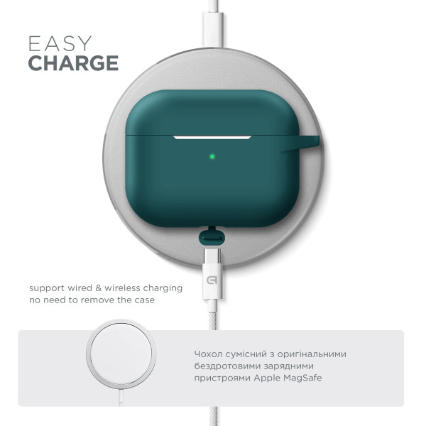 Фото - Чохол для навушників Armorstandart Hang Case for Apple Airpods Pro Atrovirens (ARM56101)