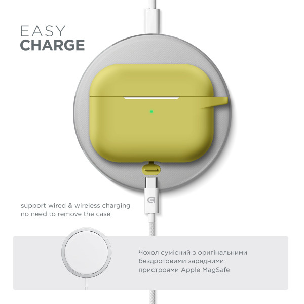 Фото - Чохол для навушників Armorstandart Hang Case for Apple Airpods Pro Yellow (ARM56072)