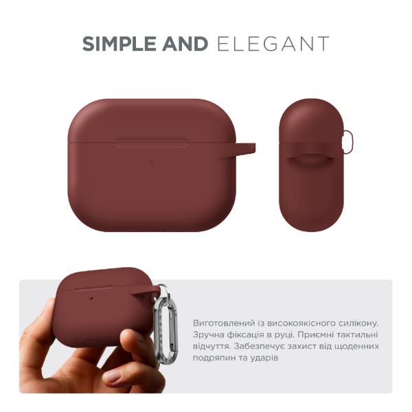 Фото - Чехол для наушников Armorstandart Hang Case for Apple AirPods Pro 2 Scarlet (ARM68599)
