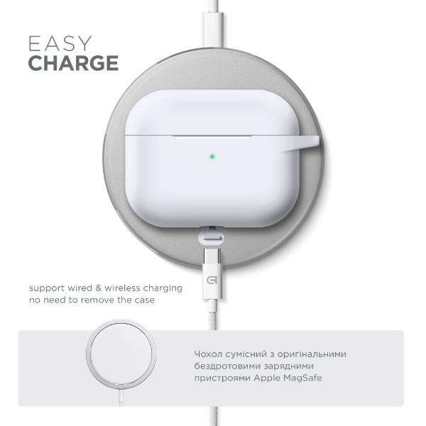 Фото - Чохол для навушників Armorstandart Hang Case для Apple Airpods Pro White (ARM56071)