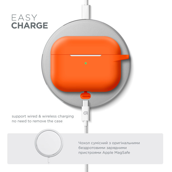 Фото - Чехол для наушников Armorstandart Hang Case for Apple Airpods Pro Orange (ARM56065)