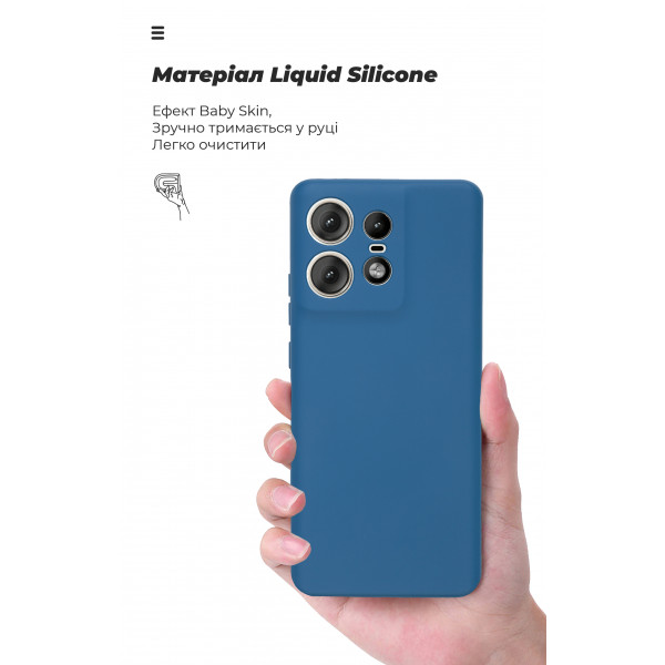 Фото - Чехол для смартфона Armorstandart ICON for Motorola Edge 50 Pro Camera cover Blue (ARM77306)