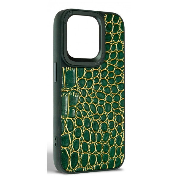 Фото - Чохол для смартфону Harder Crocosaur for Apple iPhone 14 Pro Green (ARM76720)