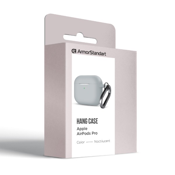 Фото - Чохол для навушників Armorstandart Hang Case for Apple Airpods Pro Noctilucent (ARM56060)