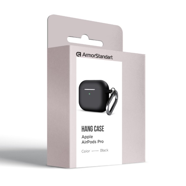 Фото - Чохол для навушників Armorstandart Hang Case для Apple Airpods Pro Black (ARM56055)