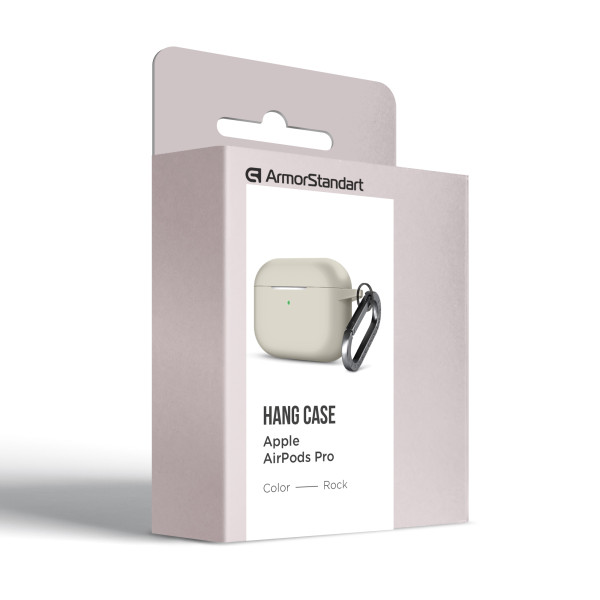 Фото - Чохол для навушників Armorstandart Hang Case for Apple Airpods Pro Rock (ARM56066)