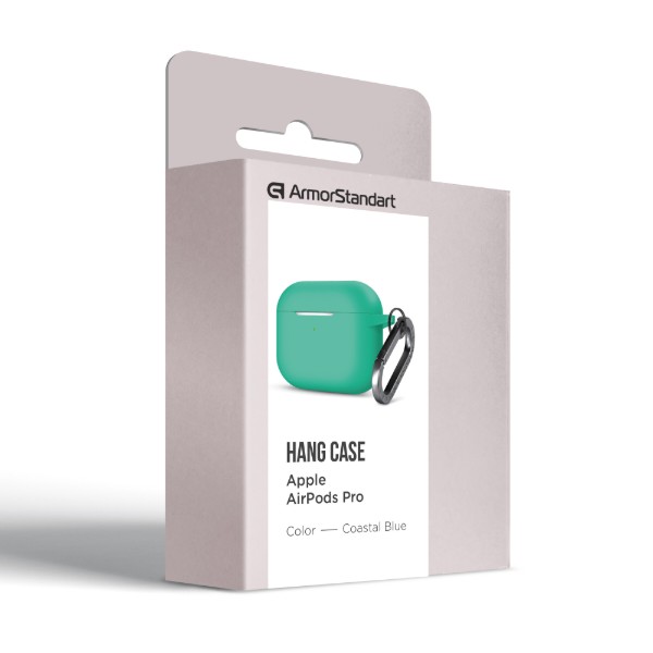 Фото - Чохол для навушників Armorstandart Hang Case for Apple Airpods Pro Coastal Blue (ARM56102)