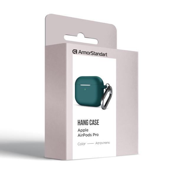 Фото - Чохол для навушників Armorstandart Hang Case for Apple Airpods Pro Atrovirens (ARM56101)